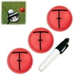thumbnail image 1 of 3-Pack Golf Ball Marker Stencil, Easy Alignment Tool for Precise Putter Face & Target Line Drawing, 1 of 7