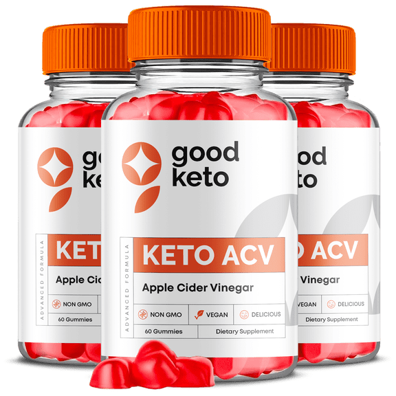 (3 Pack) Good Keto ACV Gummies - Supplement for Weight Loss - Energy & Focus Boosting Dietary Supplements for Weight Management & Metabolism - Fat Burn - 180 Gummies