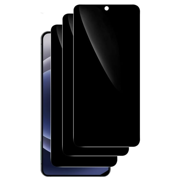 3 Pack for Google Pixel 9 Pro XL Privacy Screen Protector, Anti Spy Tempered Glass Film 9H Hardness, Shatterproof Scratch Resistant for Google Pixel 9 Pro XL, Case Friendly, Black