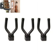 OKEBA 3 Pack Guitar Hanger Hook Holder Wall Mount Display Instrument Anchor Stand Racks