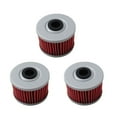 thumbnail image 1 of 3 Pack HF113 Oil Filter Honda TRX Rancher Foreman FourTrax ATC, 1 of 2