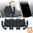 thumbnail image 1 of 3 Pack HOMEFOX Multi-Surface Holder Car Mount Compatible for Popsocket Holder Grips Hand-Free Device Accessories Desk Wall Mount Cute Cat Strong Adhesive Sticky Gel Pad, Black, 1 of 7