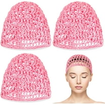 3 Pack Hair Nets Cap Sleeping Hairnet Mesh Crochet Hair Net Rayon Knit Snood Hat Cover
