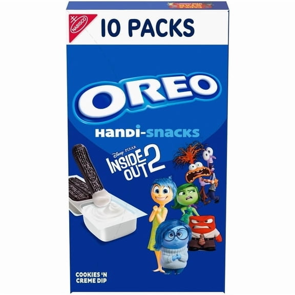 3 Pack- Handi-Snacks OREO Cookie Sticks 'N Creme Dip Snack Packs, 10 Snack Packs