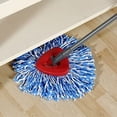 thumbnail image 1 of [3 Pack] Haomacro Mop Replace Heads Compatible with O Cedar RinseClean 2-Tank System, Spin Mop Refill Heads Replacements, Easy to Replace, Microfiber, Machine Washable, 1 of 8