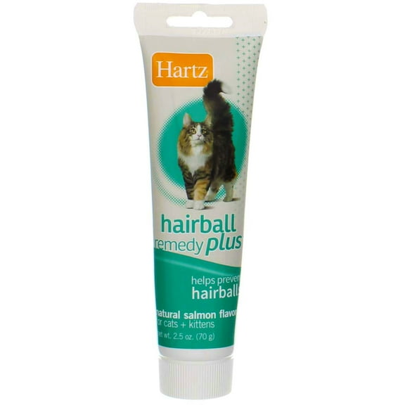3 Pack - Hartz Hairball Remedy Plus Paste for Cats 2.50 oz