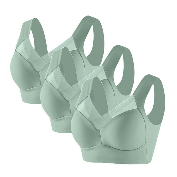 3 Pack Hatmeo Posture Correcting Bra Hatmeo Bras for Senior Women Forme Science Bra Posture Correcting Lightweight Bras