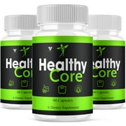3 Pack Healthy Core Maximum Strength Daily Health Pills, HealthyCore Advanced Overall Wellness Support Supplement 180 Capsules