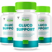 3 Pack Healthy Flow Gluco Support HealthyFlow Glycogen Pills 180 Capsules