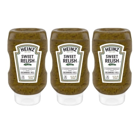 (3 - Pack) Heinz Sweet Relish Squeeze Bottle, 12.7 oz