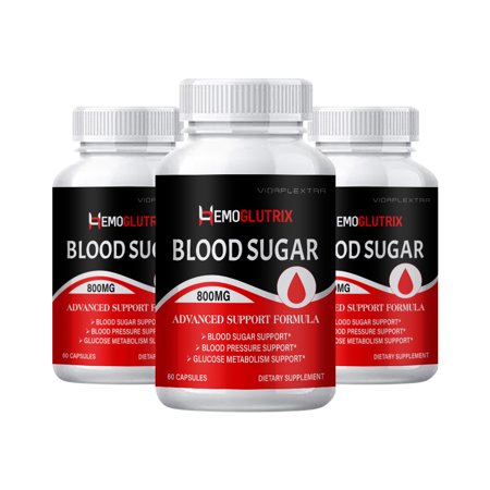 (3 Pack) Hemoglutrix Capsules - Hemoglutrix Blood Pressure Support Capsules