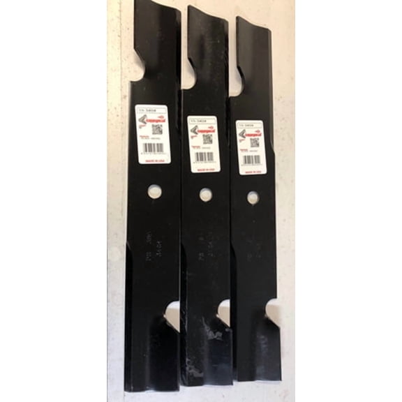 3 Pack High Lift Blades for 52" Gravely 00450300 18" x 2-1/2"x5/8" - USA MADE