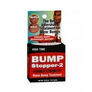 3 Pack - High Time Bump Stopper-2 Double Strength Razor Bump Treatment, 0.5 oz