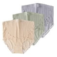 thumbnail image 1 of 3-Pack High Waist Maternity Lace Panties Pregnant Ruffled Trim Cotton Underwear Pregnancy Briefs, 1 of 10