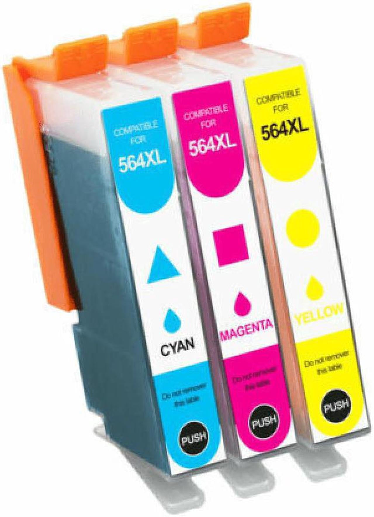 8-Pack HP 564XL Ink Cartridges – 2 Black, 2 Cyan, 2 Magenta, 2 Yellow – Fits Photosmart 5510