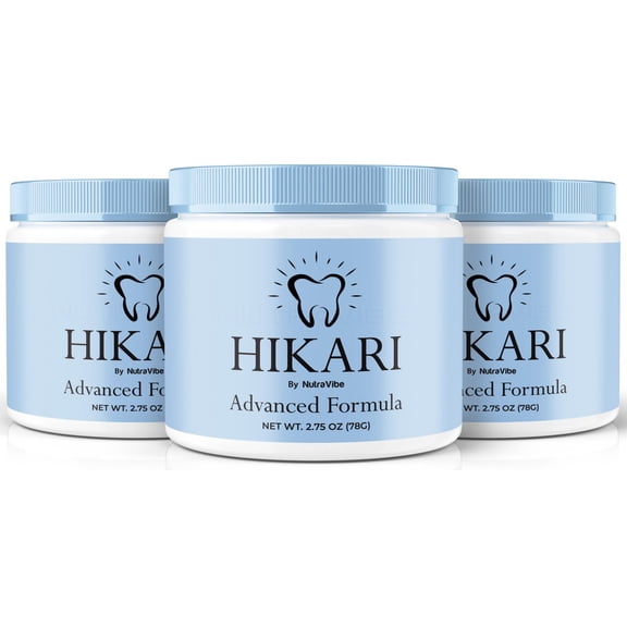 (3 Pack) Hikari  Original Hikari Formula for Fresh Breath, Teeth and Gum Support, and Oral Wellness | Clean, Gentle, Easy-to-Take Powder for Everyday Sharpness (90 Servings)