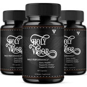 (3 Pack) Holy Vigor Male Support, HolyVigor Male Performance (180 Capsules)