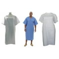 thumbnail image 1 of 3 Pack Hospital Gowns - Demure, Snowflake and Solid Blue, 1 of 1