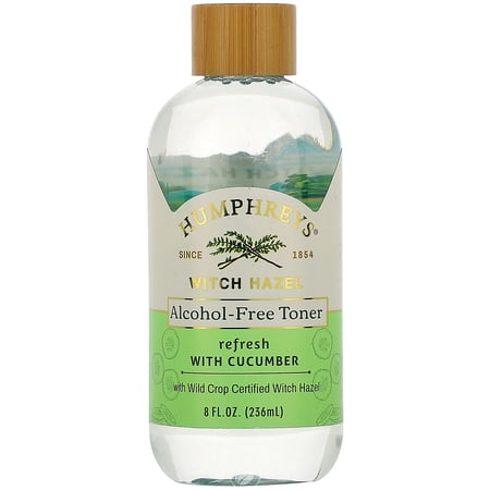 (3 Pack) Humphrey?s Witch Hazel Alcohol Free Toner With Cucumber 8oz Free ?Shipping