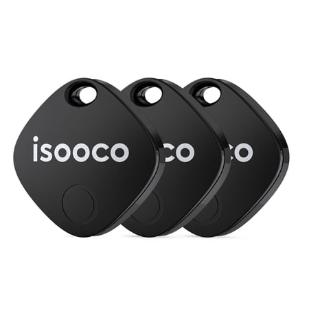 Bluetooth Tracker, Mini Smart Air Tracker Tags-3 Pcs, Key Finder and Item Locator Works with Apple Find My (iOS Only), With IP67 Waterproof, Tracker Tag for Keys/Luggage/Wallet, etc.