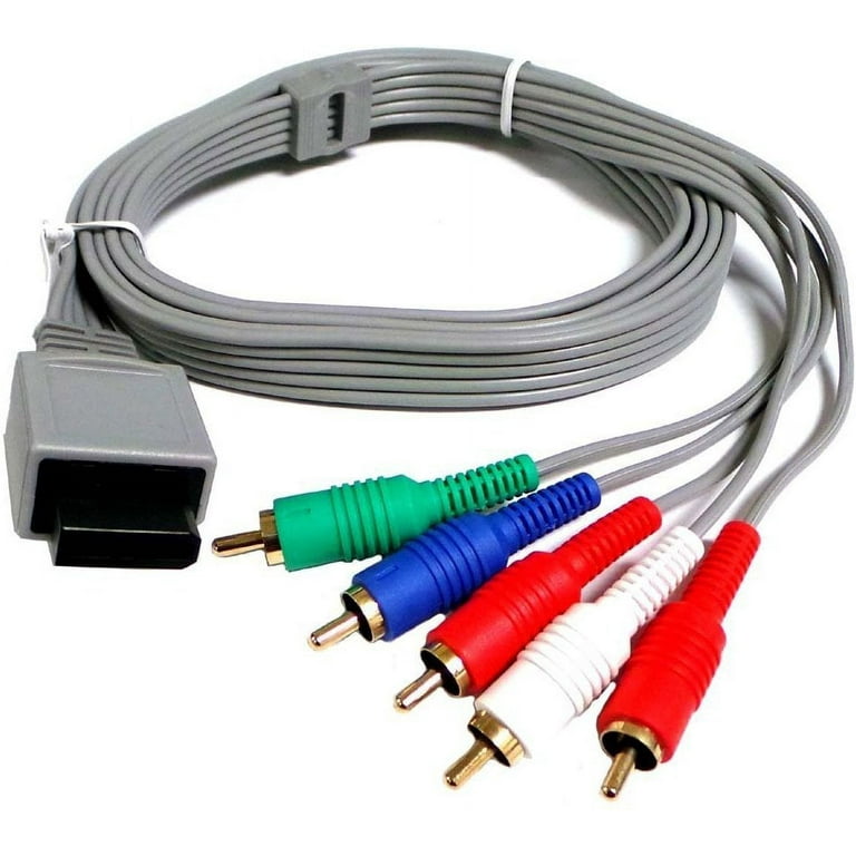 3 Pack Importer520 Nintendo Wii Nintendo Wii U High Resolution AV HDTV EDTV Component Cable Bulk Packaging