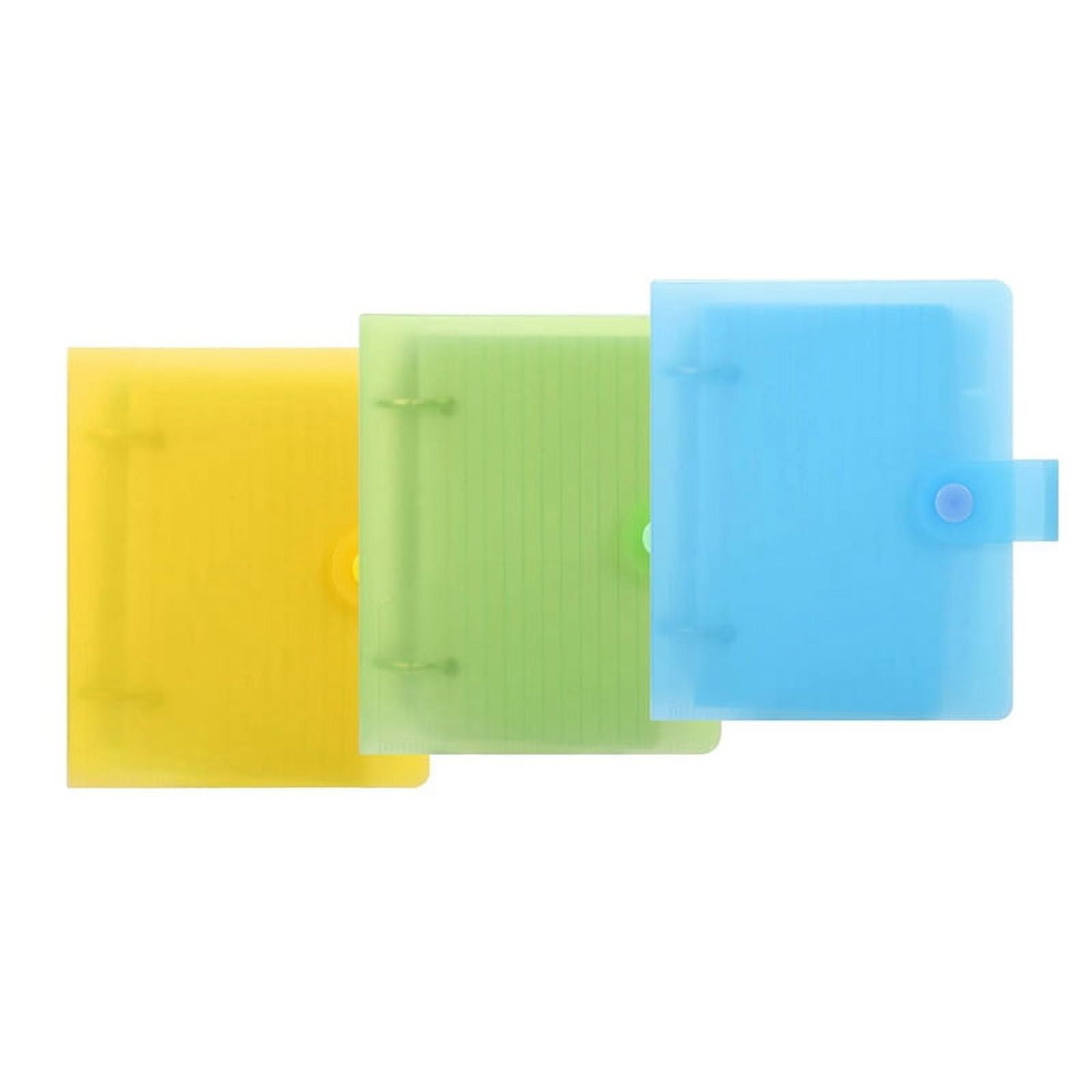 3 Pack Index Card Binder with Dividers, 60 Sheet Each, 3x5 Holder Organizer Notebook