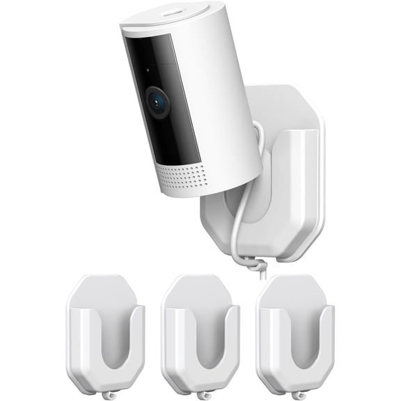 3 Pack Indoor Camera No Drill No Screws Wall Mount Bracket Compatible with Indoor Cam Plus/ Mini2K+/Mini 2/ Outdoor 4 Camera Adhesive Wall Mount