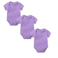 thumbnail image 1 of 3-Pack Bodysuit Pajamas Romper Jumpsuit Comfort Short Sleeve Sleeper Baby Boy Gifts 6M Baby Clothes, 1 of 3