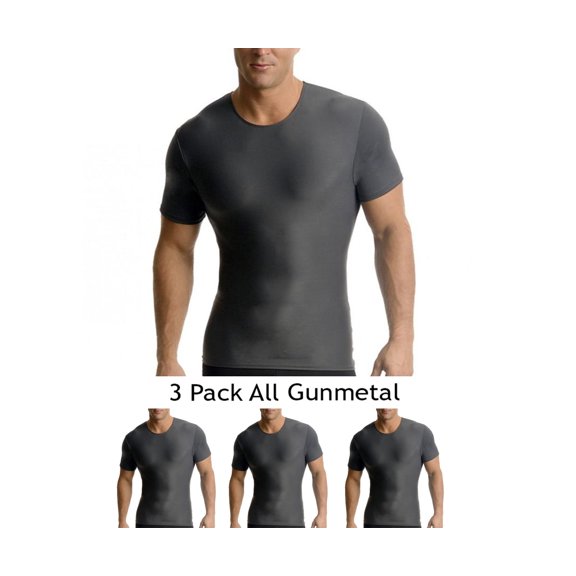 3-Pack Insta Slim Activewear Compression Crew Neck TA0003