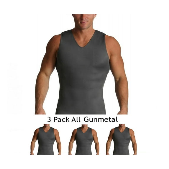 3 Pack Insta Slim Activewear Sleeveless V-Neck Tank VA00N3