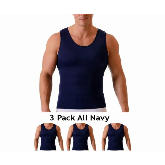 3-Pack Insta Slim Compression Muscle Tank MS0003