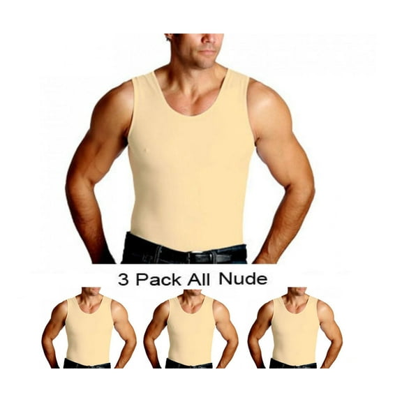 3-Pack Insta Slim Compression Muscle Tank MS0003