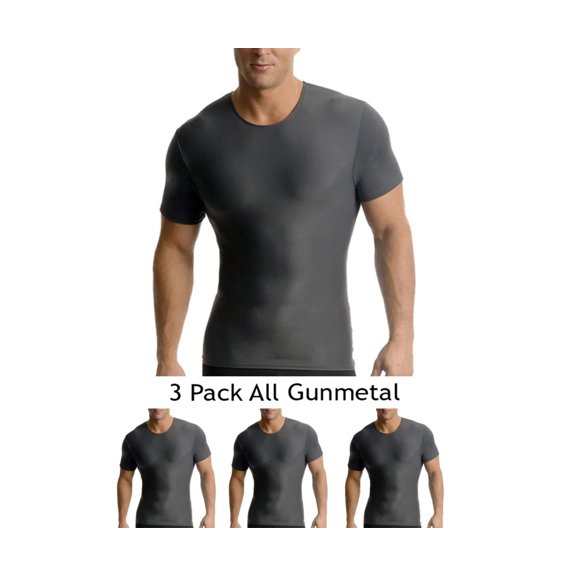 3-Pack Insta Slim Activewear Compression Crew Neck TA0003