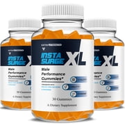 3 Pack Insta Surge XL Performance Gummies, InstaSurgeXL Advanced Formula 90 gummies
