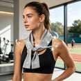 thumbnail image 1 of 3 Pack Instant Cooling Towels, Ice Neck Scarf with Buttons, Chilly Microfiber Neck Wrap for Summer Sports & Outdoor Use, 1 of 6