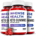 thumbnail image 1 of (3 Pack) Intense Health Keto ACV Gummies - Apple Cider Vinegar Supplement for Weight Loss - Energy & Focus Boosting Dietary Supplements for Weight Management & Metabolism - Fat Burn - 180 Gummies, 1 of 3