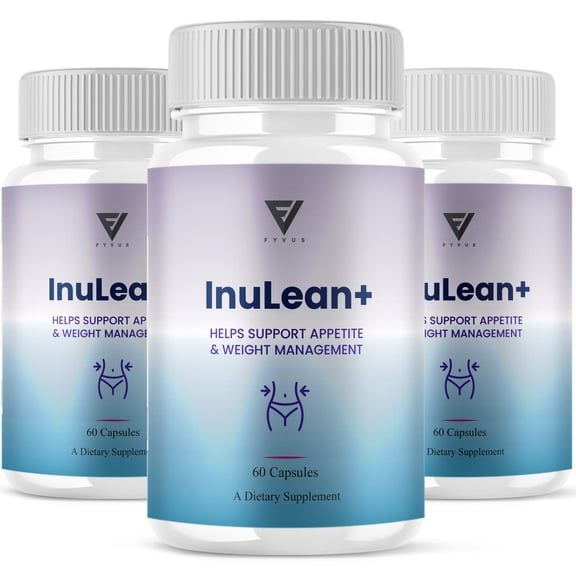 (3 Pack) Inulean Weight Support, Inulean Supplement (180 Capsules)