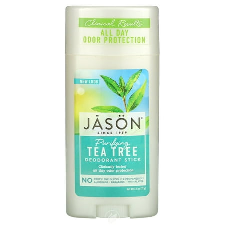 (3 Pack) Jason Natural Products Deodorant Tea Tree Oil Stick 2.5 oz
