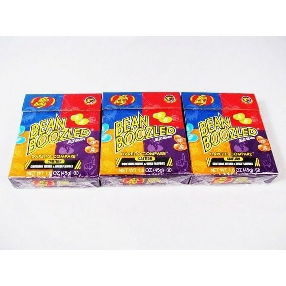 3 Pack Jelly Belly Bean Boozled 1.6 oz 3rd Edition Weird & Wild Flavors