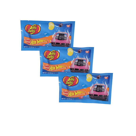 3 Pack - Jelly Belly Hot Wheels Jelly Beans (1oz)