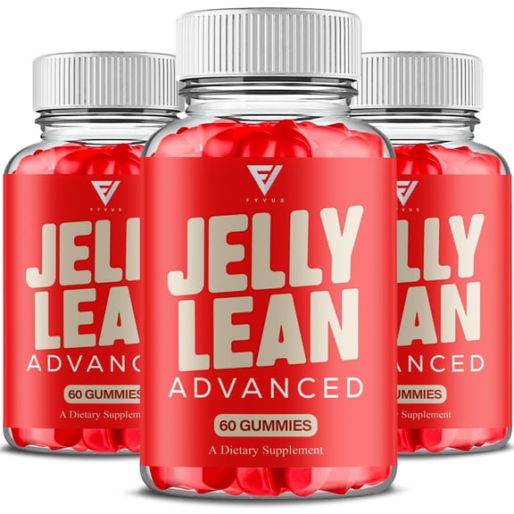 (3 Pack) Jelly Lean Gummies, Jelly Lean Weight Management Gummy (180 Gummies)