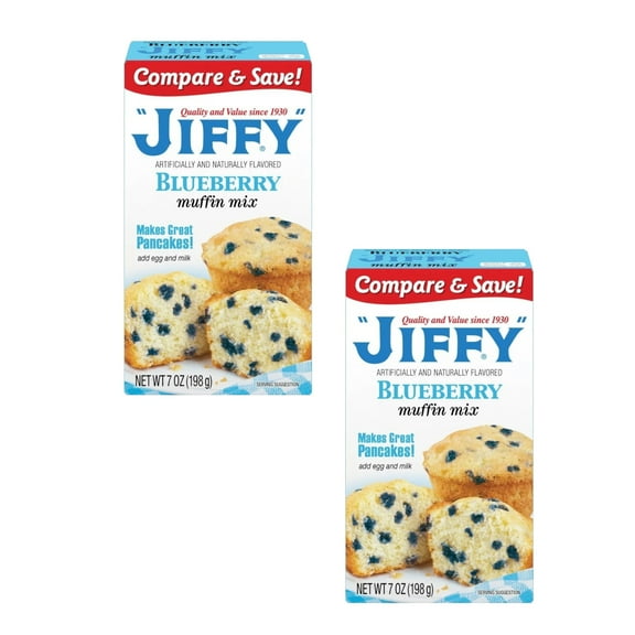 ( 3 Pack ) Jiffy Blueberry Muffin Mix 7 Oz