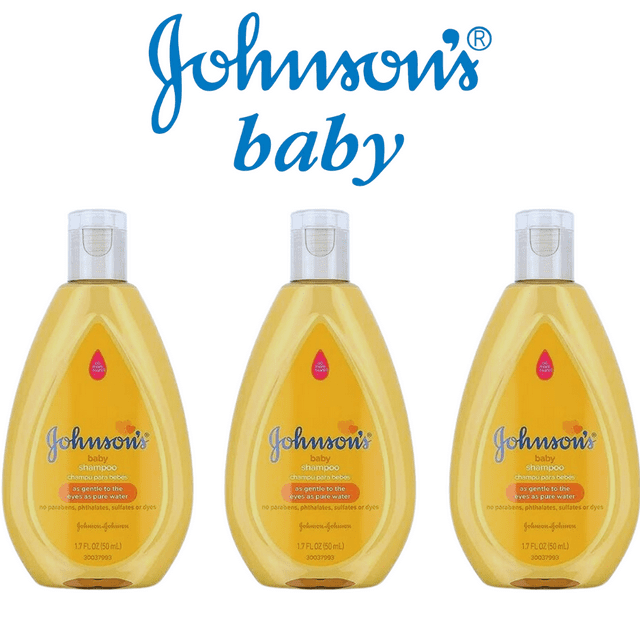 3 Pack Johnson's Baby Shampoo, Gentle Tear Free Formula Travel Size 1