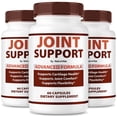 thumbnail image 1 of (3 Pack) Joint Support Capsules – Premium All-Natural Bones & Joint Supplement Formulated for Flexibility and a Full Range of Motion, Pills for Everyday Movement (180 Capsules), 1 of 8