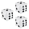 thumbnail image 1 of 3 Pack Jumbo Inflatable Dice 12 Inch Giant Inflatable Jumbo Dice Large Inflatable Dice y22434, 1 of 5