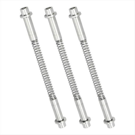 3 Pack K 5131 Storm Door Hinge , Aluminum Screen Pins, Bushing Caps, Springs