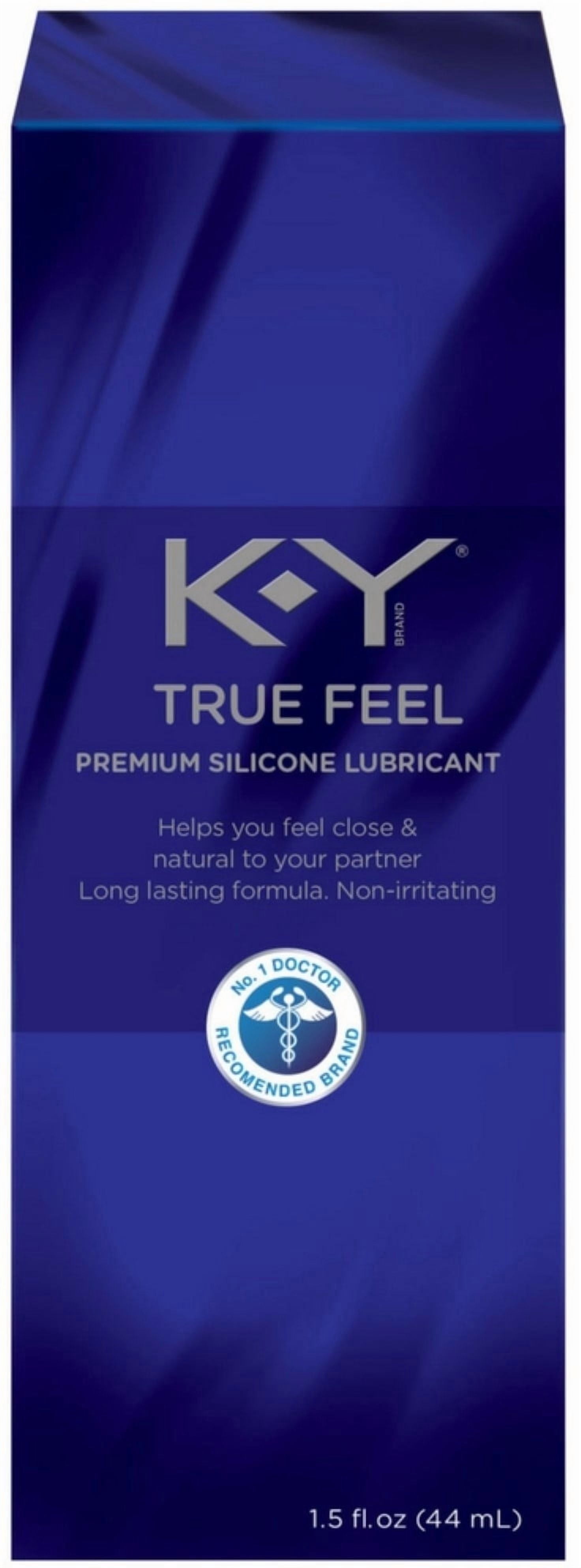 3 Pack - K-Y True Feel Silicone Lubricant 1.5 oz