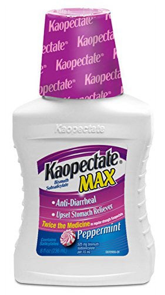 "3 Pack Kaopectate Extra Strength Liquid for AntiDiarrheal, Peppermint