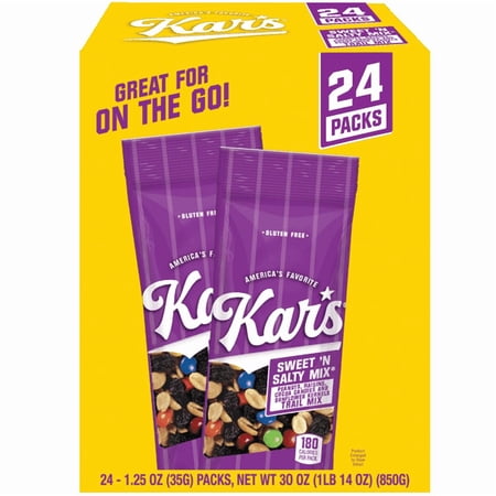 3 Pack - Kar's Sweet & Salty Trail Mix 1.25oz 24ct