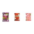 thumbnail image 1 of 3 Pack Kasugai Gummy Candies, Made in Japan, Gluten Free, Mix 3 Flavor (Grape Frutia,Lychee,Peach) Plus NineChef Brand Long Handle Coffee Spoon, 1 of 2